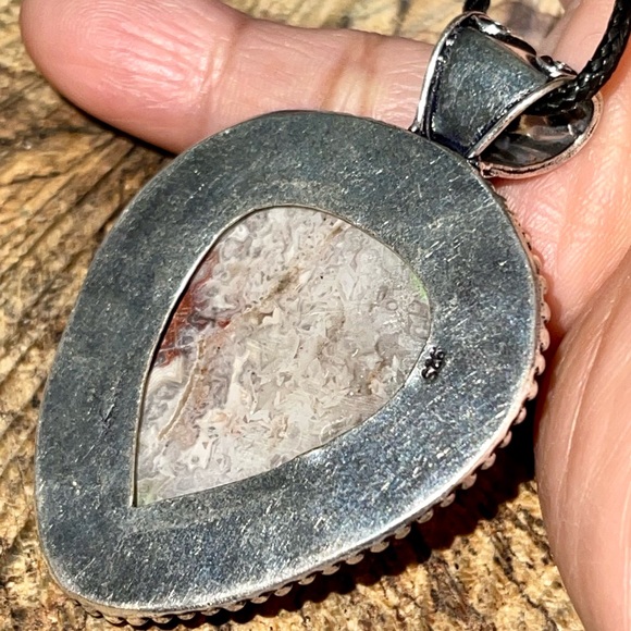 Crazy Lace Agate Pendant 2 1/4” - Picture 12 of 15